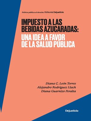 cover image of Impuesto a las bebidas azucaradas